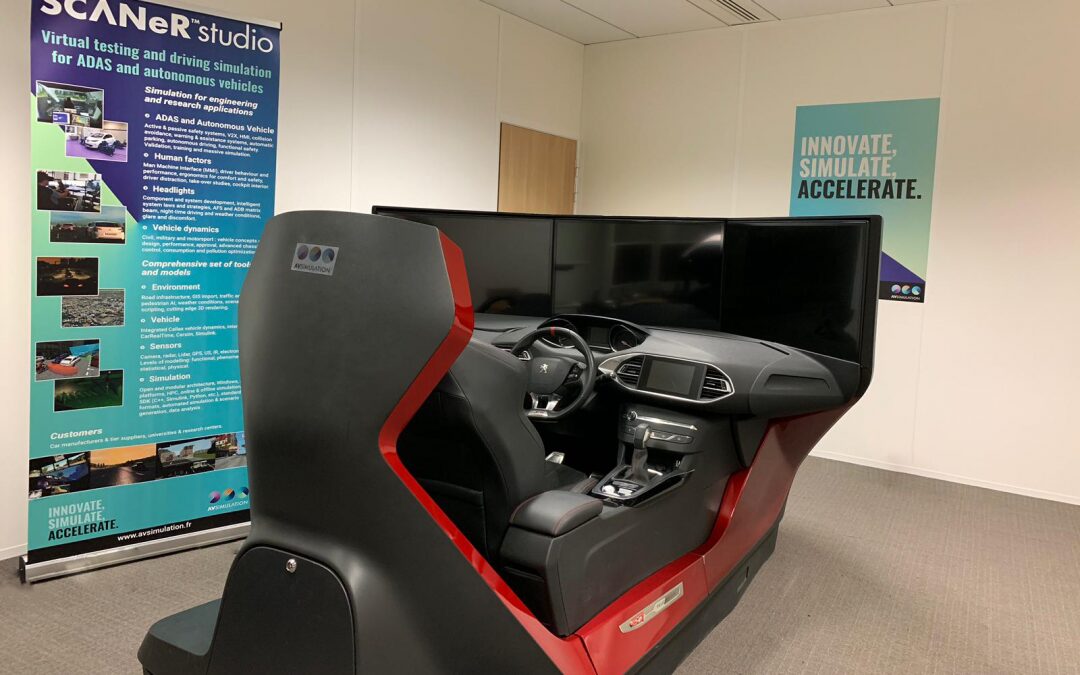 The Peugeot simulator at AVSimulation