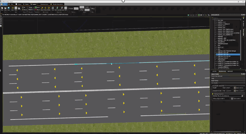 SCANeR road style editor